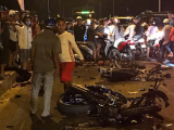 Bình Thuận: Xe máy tông nhau trên cầu, 2 người thiệt mạng