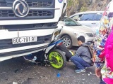 Lâm Đồng: Phượt thủ đi xe máy tông trực diện ô tô ngược chiều