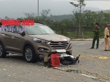 Hà Tĩnh: Ô tô va chạm xe máy, một phụ nữ mang thai bị thương