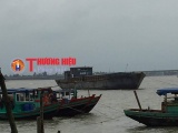 Hà Tĩnh: Phát hiện tàu hàng Trung Quốc trôi dạt trên biển