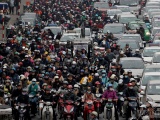 Hà Nội nghiên cứu cấm xe máy theo giờ trên 6 tuyến phố