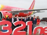 Vietjet vừa nhận tàu bay Airbus A321neo thế hệ mới 