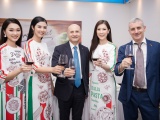 Hoa hậu Ngọc Hân làm đại sứ ẩm thức Italy tại Việt Nam