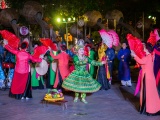 Nhiều hoạt động nghệ thuật dân gian chào mừng ngày Giỗ tổ tại phố đi bộ Nguyễn Huệ