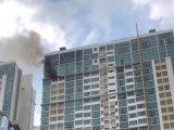 TP.HCM: Cháy căn hộ cao cấp khiến hàng trăm cư dân hoản loạn tháo chạy