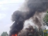 Cháy xe khách ở Đồng Nai, 1 người thiệt mạng