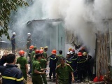 Cháy xưởng sản xuất hương ở Đà Nẵng, điều hàng chục xe chuyên dụng chữa cháy