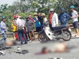 Hà Nam: Xe máy đấu đầu xe tải, 2 nam thanh niên chết thảm