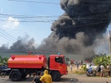 Đồng Nai: Cháy lớn tại công ty sản xuất bao bì 