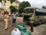 Thanh Hóa: Bắt xe khách chở 260 kg thịt ôi thiu