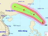 Xuất hiện bão Bailu giật cấp 11 gần Biển Đông