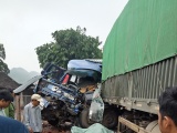 Sơn La: Va chạm xe đầu kéo, tài xế xe tải tử vong