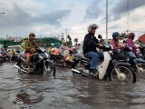 5 quận Cần Thơ có 129 tuyến đường bị ngập do triều cường