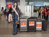Dương Yến Nhung mang 8 valy hành lý sang “chinh chiến” ở Philippines