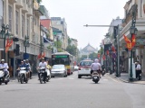 Thí điểm cấm xe trên 9 tuyến phố quanh hồ Hoàn Kiếm