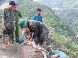 Nghệ An: Phát hiện quả bom 'khủng' nặng hơn 300kg dưới sông