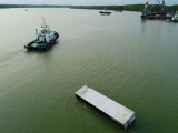 Vụ chìm tàu ở Cần Giờ: Phát hiện thêm 8 container dưới đáy sông Lòng Tàu