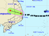 Dự báo thời tiết ngày 11/11: Bão số 6 suy yếu, Đông Nam Bộ và Tây Nguyên mưa lớn