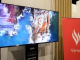 TV Vsmart lộ ảnh thực tế: Màn hình 55 inh 4K, sản xuất tại Việt Nam 