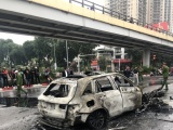 Hà Nội: Nữ lái xe ô tô Mercedes gây tai nạn nghiêm trọng đã ra trình diện