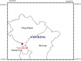 Tiếp tục xảy ra động đất tại tỉnh Cao Bằng