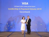 Thẻ Sacombank Visa tiếp tục dẫn đầu thị trường Việt Nam năm 2019 