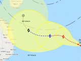 Sau 2 ngày vào Biển Đông, bão Phanfone vẫn đang duy trì sức mạnh