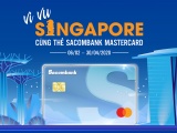 Chủ thẻ Sacombank Mastercard được tặng chuyến du lịch Singapore