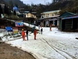 Lai Châu: Mưa đá 'phủ trắng như tuyết' gây thiệt hại nhiều tài sản