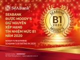 SeABank được Moody’s giữ nguyên xếp hạng tín nhiệm B1