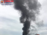 Hà Nam: Cháy lớn tại Công ty TNHH MTV Tôn Hoa Sen