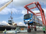 TP.HCM: Hôm nay, đoàn tàu metro số 1 cập cảng Khánh Hội