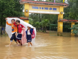 Tỉnh Thừa Thiên- Huế cho toàn bộ học sinh nghỉ học để tránh lũ