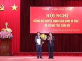 Thứ trưởng Bộ Xây dựng Nguyễn Tường Văn làm Phó Bí thư Tỉnh ủy Quảng Ninh