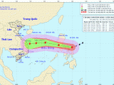 Siêu bão Goni áp sát Philippines với sức gió giật trên cấp 17