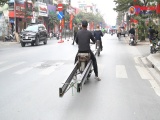 Hà Nội: Nguy hại từ những chiếc xe tự chế để vận chuyển hàng hóa