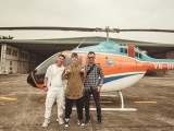 Young Uno và LK du ngoạn bằng trực thăng trong MV 'Ngai Vàng'