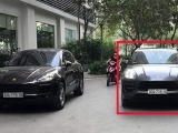 Công an Hà Nội đang truy tìm người điều khiển xe Porsche mang biển giả 