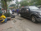 Hà Nội: Xe bán tải gây tai nạn liên hoàn trên phố Tân Mai