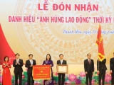 Bệnh viện Đa khoa tỉnh Thanh Hóa đón nhận danh hiệu Anh Hùng lao động