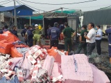 Tây Ninh: Tiêu hủy hơn 250 nghìn gói thuốc lá nhập lậu