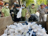 Quảng Ngãi tiêu hủy hơn 6.000 bao thuốc lá điếu nhập lậu