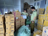 Bình Thuận: Phát hiện điểm tập kết chứa gần 20.000 sản phẩm nghi nhập lậu