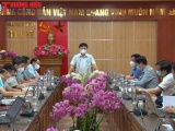 Nghệ An: Phó Chủ tịch UBND tỉnh làm việc với Sở Y tế bàn giải pháp cấp bách phòng chống dịch