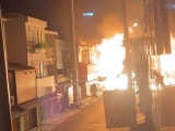 TP.HCM: Cháy lớn thiêu rụi 2 căn nhà lúc rạng sáng
