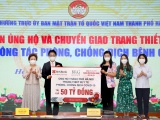 Tập đoàn BRG và đơn vị thành viên ủng hộ trang thiết bị y tế trị giá 50 tỷ đồng cho TP Hà Nội