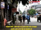 Thanh Thủy, Phú Thọ: Ra quân giải tỏa vi phạm hành lang an toàn giao thông trên địa bàn xã Hoàng Xá