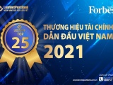 LienVietPostBank được vinh danh top 25 thương hiệu tài chính dẫn đầu và top 100 thương hiệu mạnh Việt Nam 2021