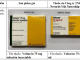 Bộ Y tế khuyến cáo về sản phẩm thuốc Voltarén 75 mg bị nghi ngờ làm giả