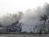 Bắc Giang: Nhà kho hơn 5.000 m2 đổ sập sau vụ cháy ở Công ty Jufeng